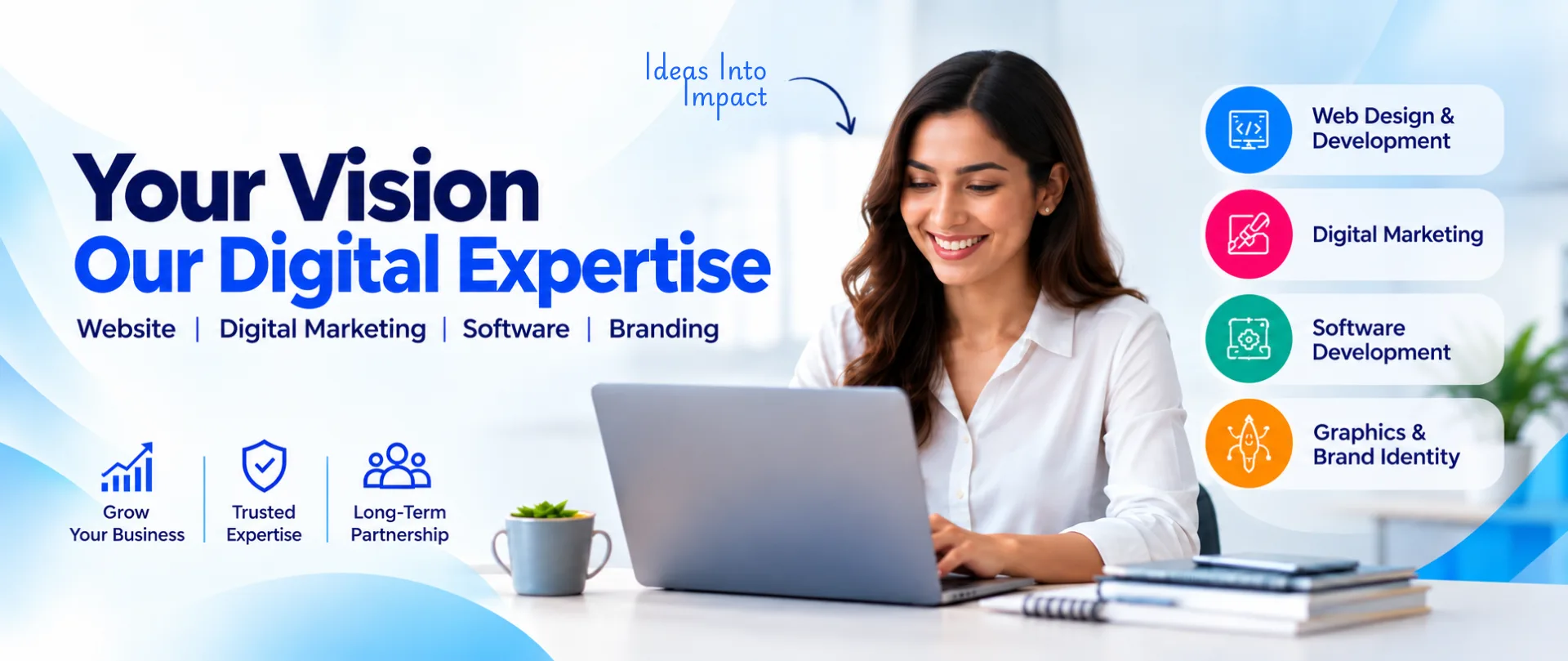 Your Vision Our Digital Expertise -JR Infotech offering Website, Digital Marketing, Software and Branding services