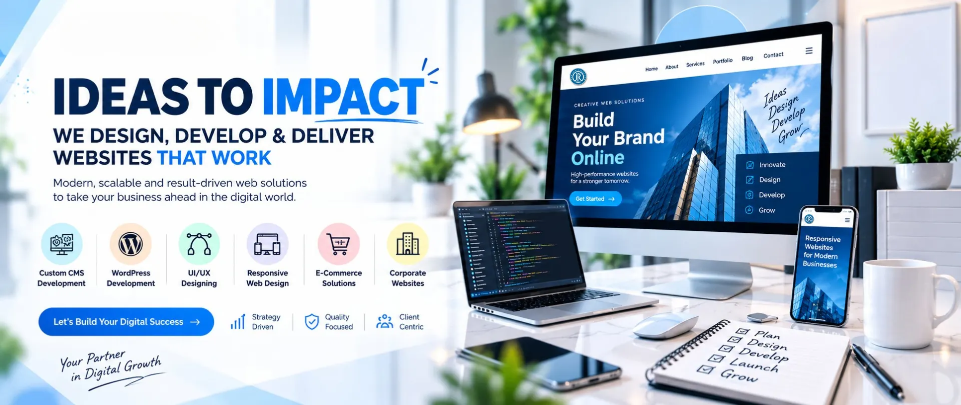 JR Infotech Web Design and Development - Custom CMS, WordPress, UI/UX, Responsive and E-Commerce Websites