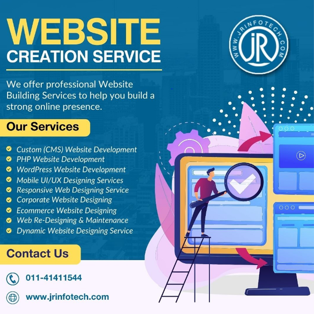 Custom Website Development Service in East Delhi