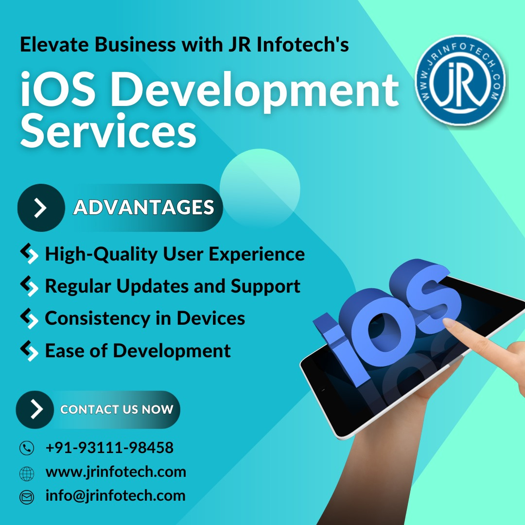 Elevate Business with JR Infotech’s iOS Development Services
