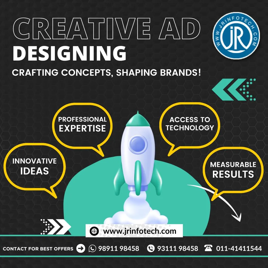 Elevate Your Brand: Creative Ad Designing J R Infotech
