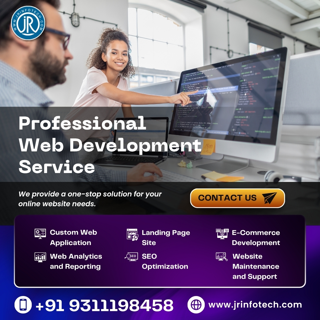 Discover Powerful & Professional Web Development Near Me with JR Infotech